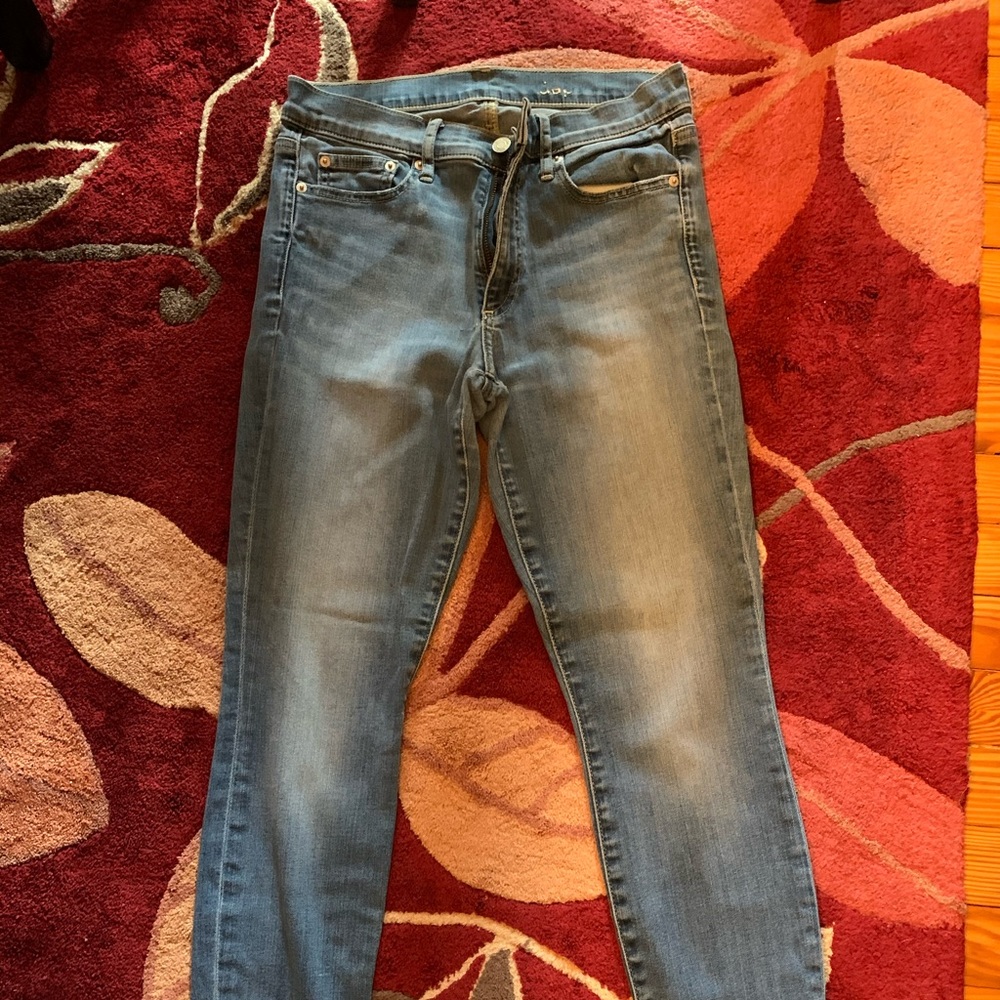 GAP high waisted fitted jeans